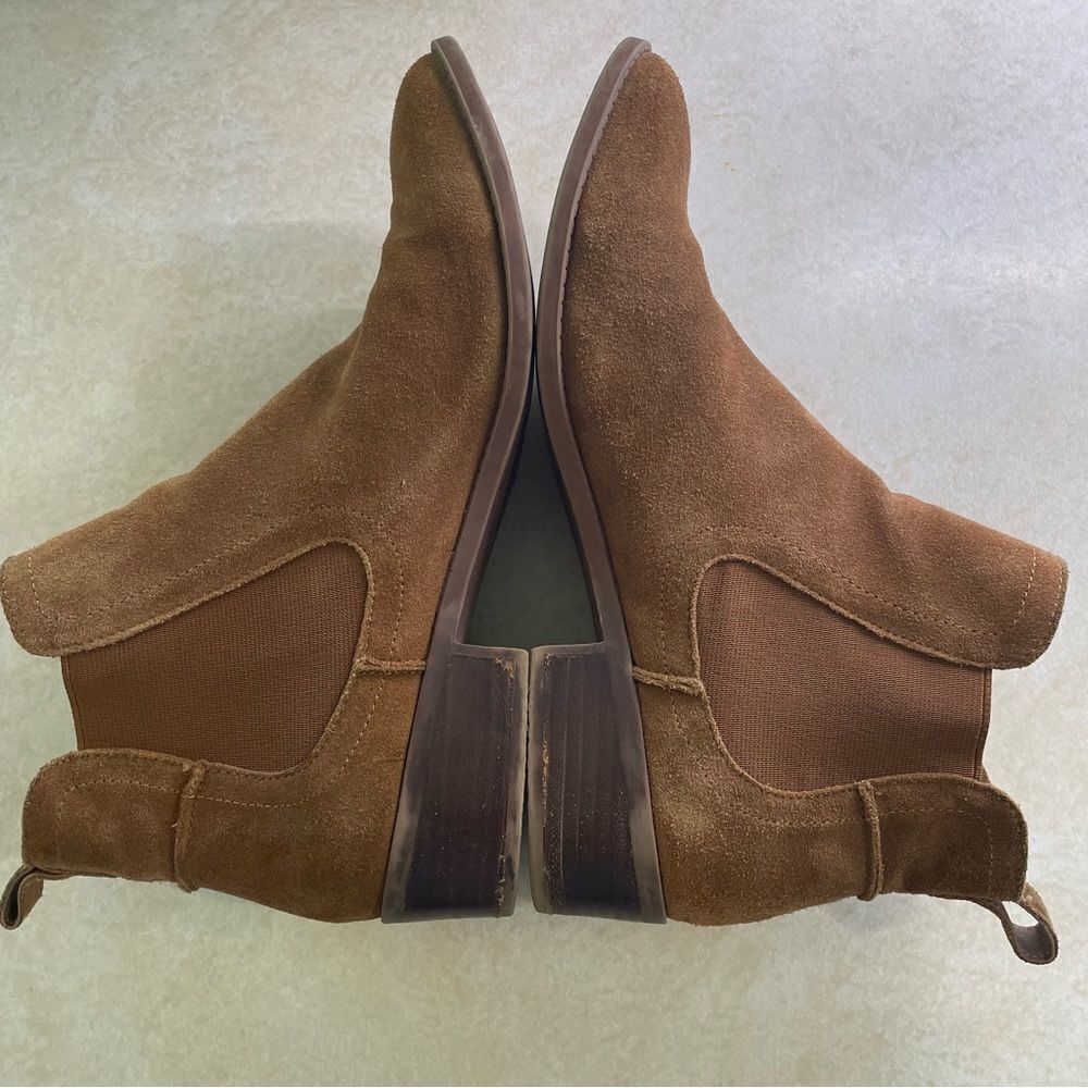 Steve Madden Women’s Drape Brown suede booties size 9.5 ankle boot shoes - Picture 4 of 11